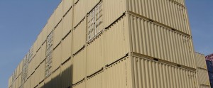 Stacks of containers in las vegas