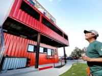 Shipping Container Bar Photo courtesy of The Durango Herald