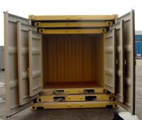 20' Shipping container cargo unit storage box open doors standard lock box waist high handles Nesting Box