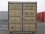 20' Shipping container cargo unit storage box open doors standard lock box waist high handles