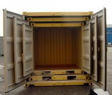 20' Shipping container cargo unit storage box open doors standard lock box waist high handles Nesting Box