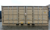 20' Shipping container cargo unit storage box open doors standard lock box waist high handles Open Side