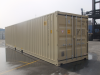 40' Shipping container cargo unit storage box open doors standard lock box waist high handles