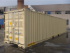 40' Shipping container cargo unit storage box open doors standard lock box waist high handles Double Doors