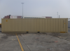 40' Shipping container cargo unit storage box open doors standard lock box waist high handles Double Doors