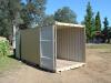 20' Shipping container cargo unit storage box open doors standard lock box waist high handles Double Door